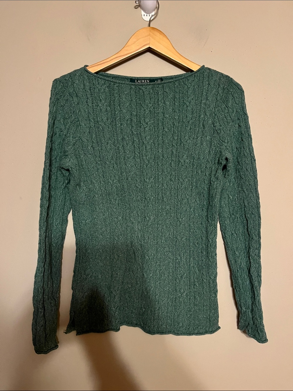 Ralph Lauren Cable-Knit Crew Sweater